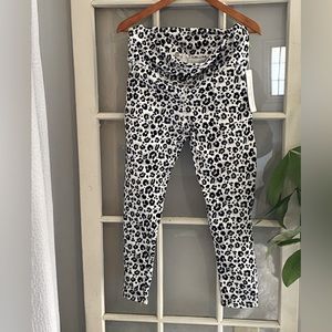 NWT Catherine Maladrino Leopard Print Leggings